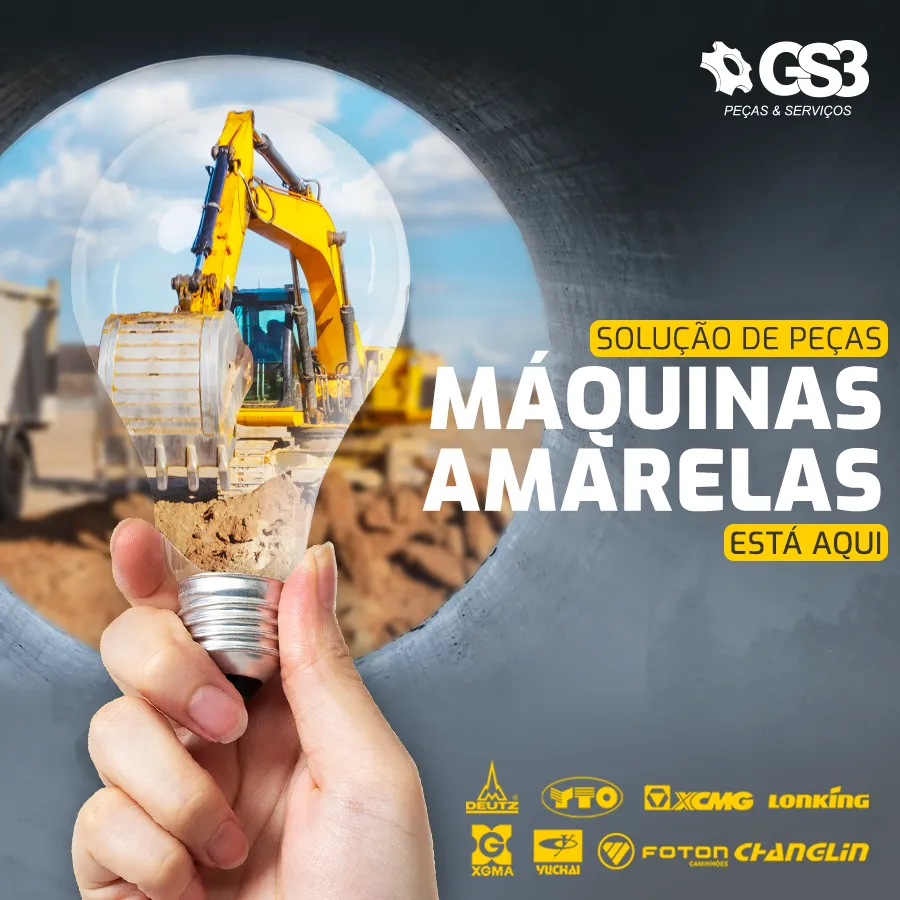 Solução de Peças para Máquinas Amarelas