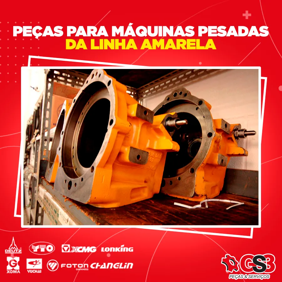 Peças para Máquinas Pesadas da Linha Amarela